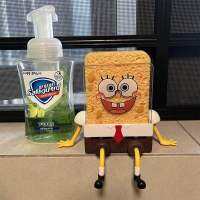 ที่วางฟองน้ำล้างจาน ที่เก็บฟองน้ำ #spongebob น่ารัก ติดผนังได้หรือวางได้