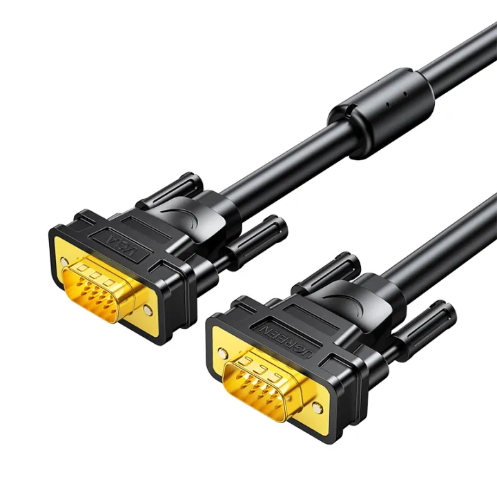 Lvlian VGA Cable Computer Monitor Cable Data Transmission Signal Dual