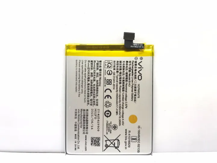 BATERAI BATTERY BATU BATRE VIVO S1 PRO /S1 PRO B K3/ B-K3 ORIGINAL ASLI