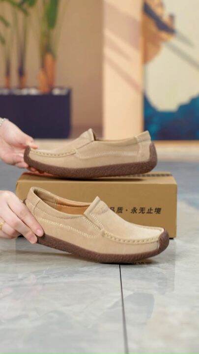 Ladies leather clearance loafers sale