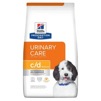 Hills Prescription Diet
c/d Multicare Chicken Flavor Dog Food 1.5 kg.อาหารเม็ดสุนัข