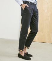 Cuffed signature trousers