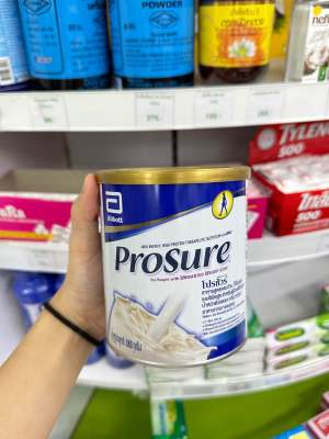 Prosure โปรชัวร์ สำหรับผู้ป่วยมะเร็งหรือผู้ที่ต้องการโปรตีนสูง กลิ่นวานิลลา 380 กรัม (1กป)