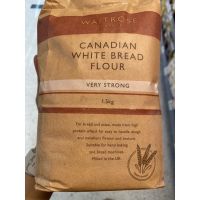 แป้งโฮลมีล ขนมปัง 1.5 kg. Canadian White Bread Flour Very Strong ( Waitrose &amp; Partners )