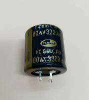 คาปาซิเตอร์ 3300 UF 80V SAMWHA ของไหม่ แท้ 85องศาขนาด30x30 mm.ขาเขี้ยว สินค้าพร้อมส่ง