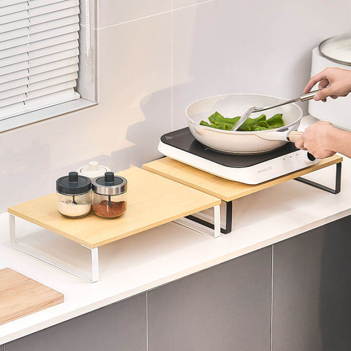 Kitchen Shelf Induction Cooker Microwave Oven Oven Storage Rack Height