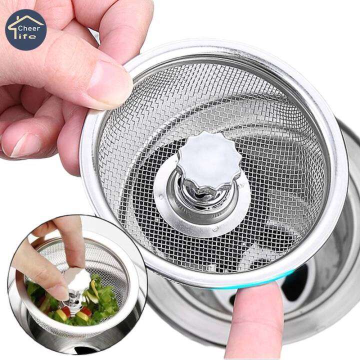 Stainless Steel Kitchen Sink Filter Mesh Hairdresser Stopper Shower