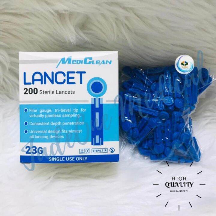 MEDICLEAN STERILE LANCETS 23G Lazada PH