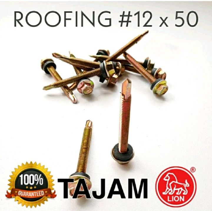 Baud Baja Ringan 12x50 Baut Roofing 5cm Lazada Indonesia