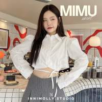 innimolly.studio (พร้อมส่ง?) ♡เสื้อเชิ้ตผูกเอว mimu t shirt #IM688