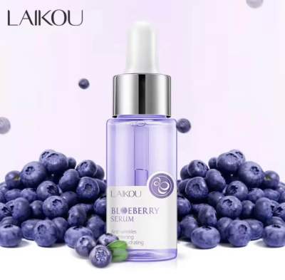 LAIKOU Blueberry Facial Essence ลดริ้วรอย Brightening Anti-Wrinkle Serum 17ml