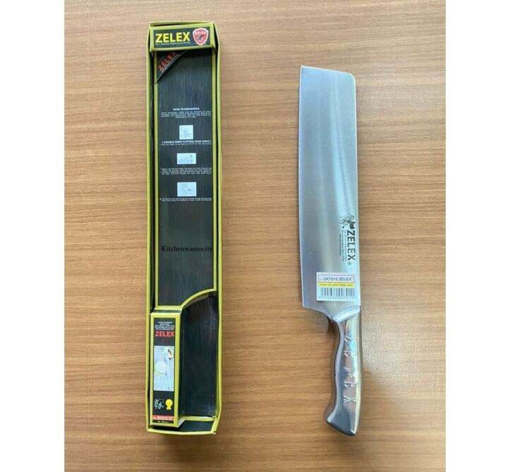 Coconut Cutting Knife 10'' Stainless Steel ZELEX Pisau Pemotong Kelapa