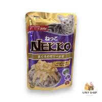 NEKKO Cat Tuna Topping Cheese อาหารเปียกแมวเน็กโกะ สูตรปลาทูน่าหน้าชีสในเยลลี่ (70g.)