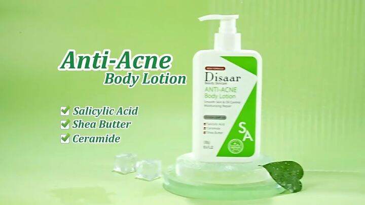 Disaar Organic Salicylic Acid Shea Butter Moisturizing Smooth Skin Exfoliating Repair Body