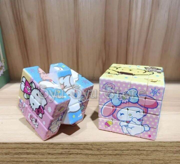 Rubik Magic Cube 3x3 4x4 Sanrio Kuromi My Melody Cinnamoroll ...