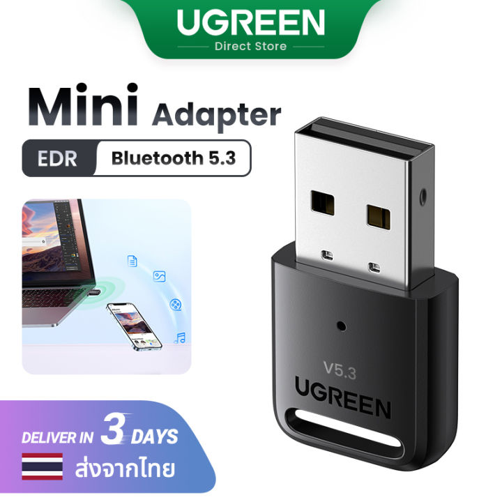 UGREEN USB Bluetooth 5.3 Adapter for PC Speaker Wireless Mouse