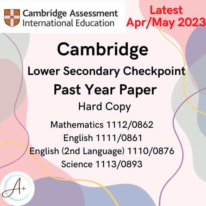 hardcopy-cambridge-lower-secondary-checkpoint-past-year-paper-answer