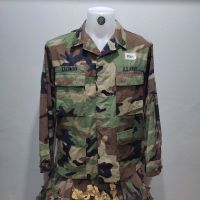 [P101]เสื้อทหาร?? Woodland ปี1999 รอบอก46