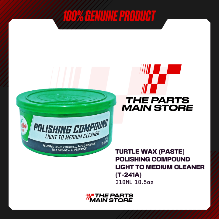 TURTLE WAX RUBBING POLISHING COMPOUND PASTE (T241A) (50205) 10OZ 310ML Lazada PH