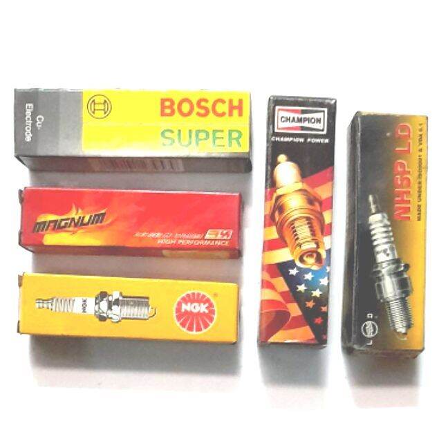 GENUINE "NGK" D6EA & "BOSCH SUPER" X5DC, "CHAMPION" PA7HC, "MAGNUM" D8
