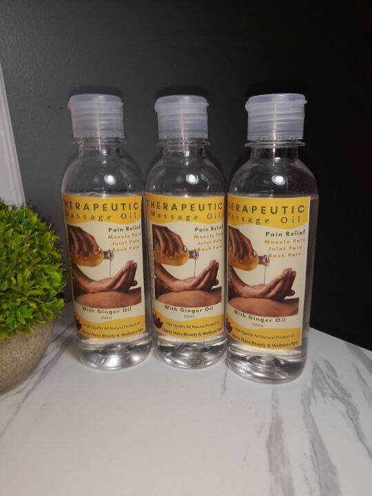 Therapeutic Menthol Massage Oil with Ginger Oil 200ml Lazada PH