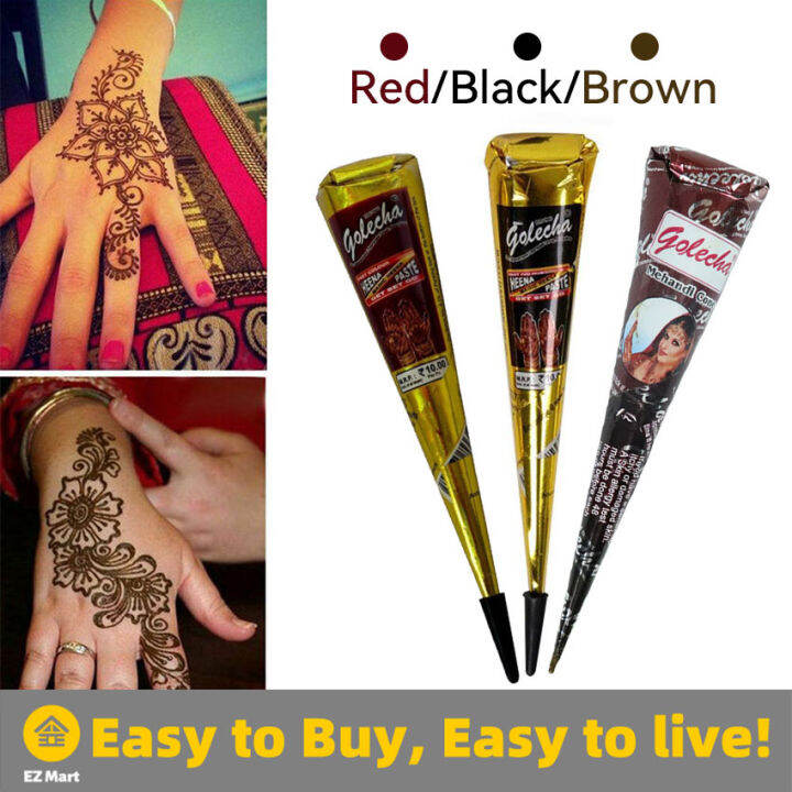 【Fast Shipping】 Tattoo Painting Cream Henna Tattoo Cream Natural