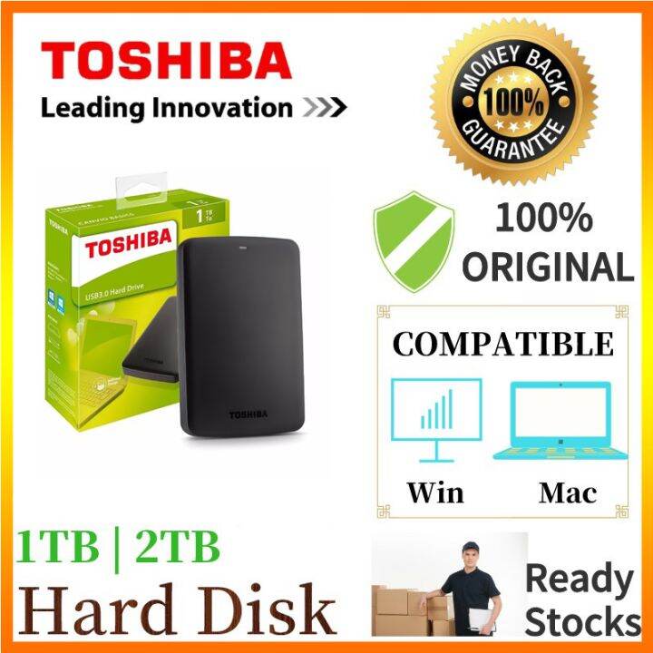 Toshiba External Hard Drives 2TB 1TB USB 3.0 External Hard Disk