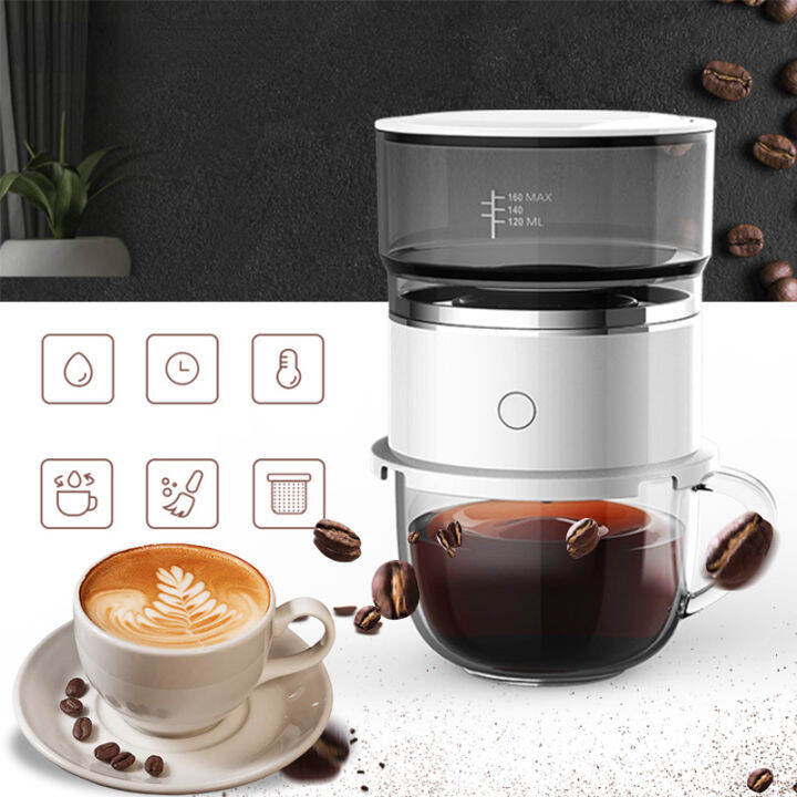Mini Coffee Machine Portable Coffee Brewing Machine Full Automatic Hand Drip Coffee Machine