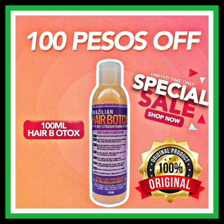 ORIGINAL BRAZILIAN KERATIN HAIR BOTOX 100ML Lazada PH