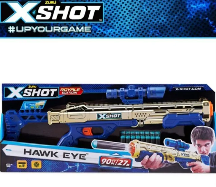 XShot Hawk Eye Blaster Nerf Gun ( Gold Series ) Lazada PH