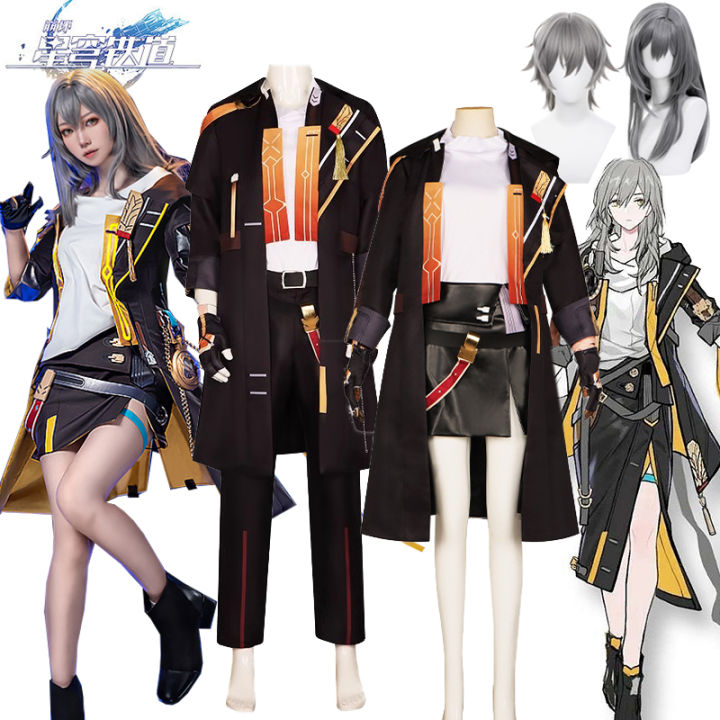 Game Honkai Star Rail Trailblazer Cosplay Costume Anime Caelus Stelle Uniform Suit Accessories 2678