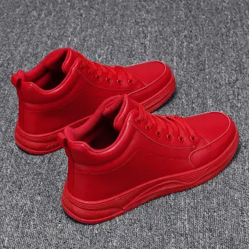 Christian louboutin mens sneakers on sale red