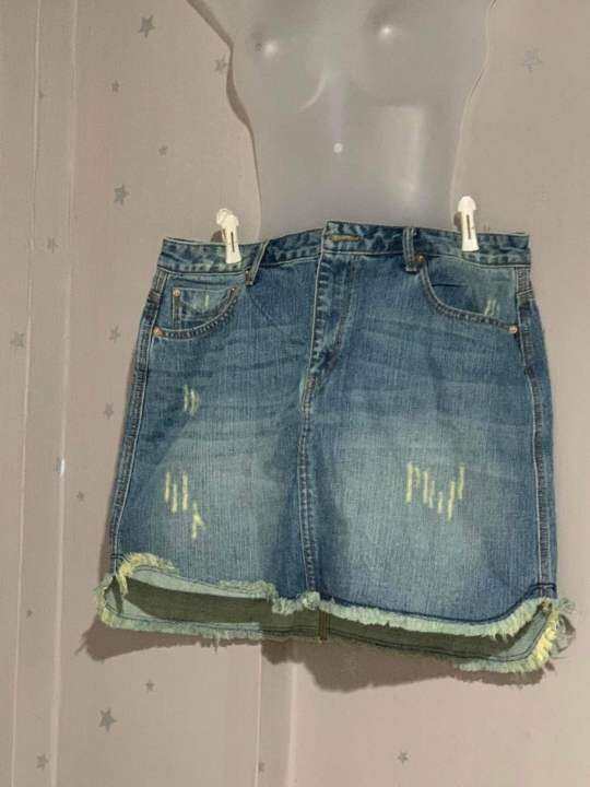 Calliope Denim Short Skirt (Preloved) Lazada PH