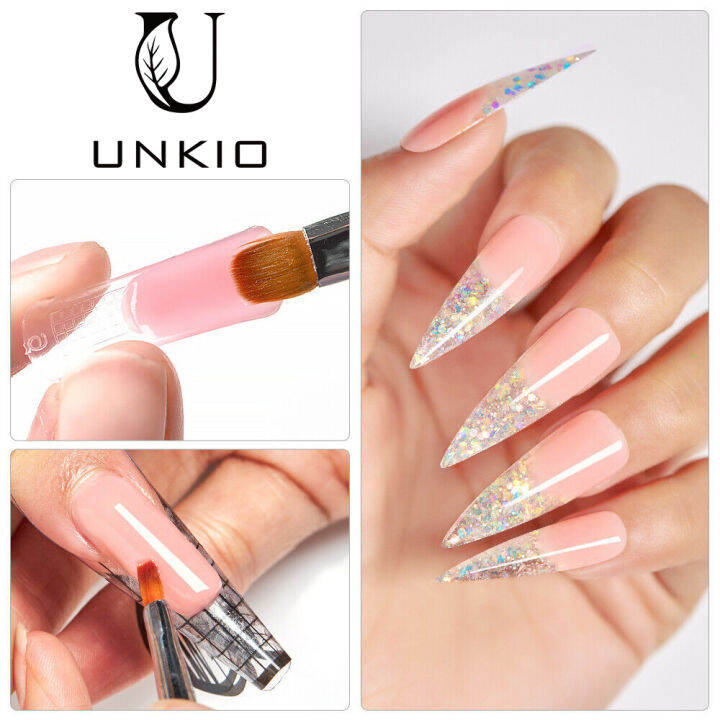 Poly Gel Nail Extension Set UV LED Fast Finger Builder Poly Nail Gel