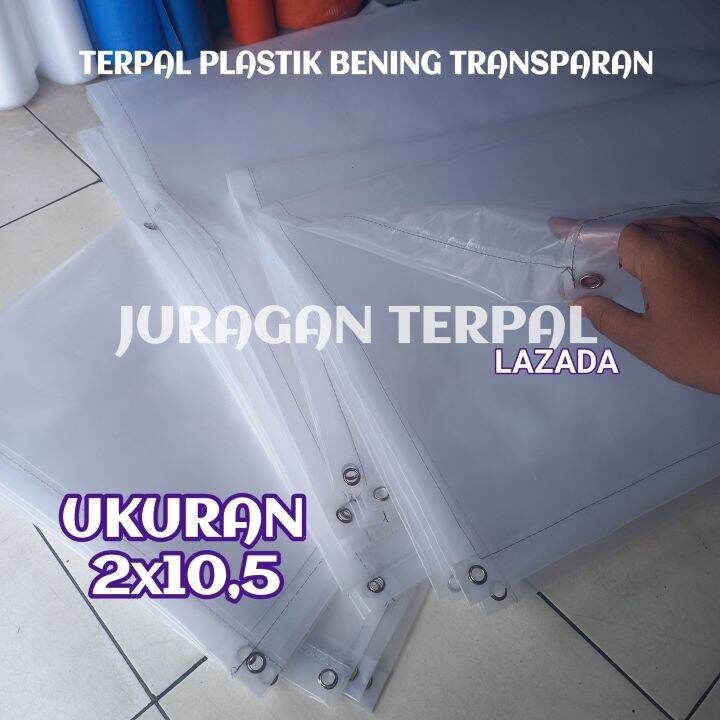 Terpal Plastik Bening Transparan Ukuran 2x105 Lazada Indonesia 8004