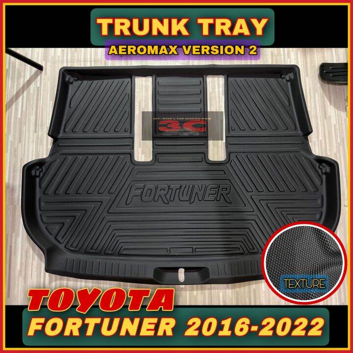 TOYOTA FORTUNER 2016-2023 AEROMAX VERSION 2 TRUNK TRAY W/ EXTENSION ...