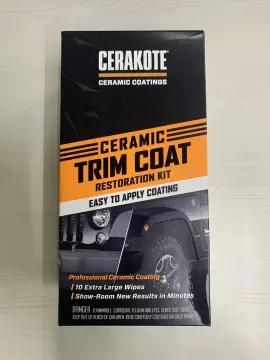 Cerakote Ceramic Coat Trim Coat Blacken Plastic Trim Coating Car Trim  Restorer Black Car Trim