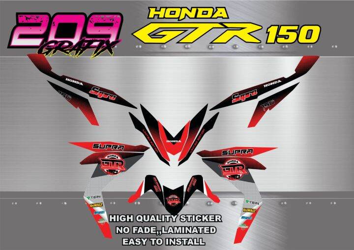 HONDA GTR 150 Full Body Decals | Lazada PH