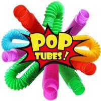 Pop it tube ของเล่นป๊อปท่อ 1 แถม 1 หดหดได้ขนาดเล็กสําหรับเด็ก