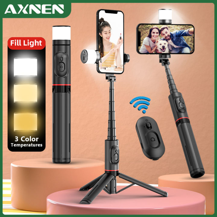 New Portable Axnen Wireless Bluetooth Phone Telescopic Selfie Stick