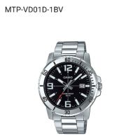 Casio แท้100% รุ่น  MTP-VD01D-1BV นาฬิกาผู้ชาย สายสเตนเลส(ส่งฟรี)