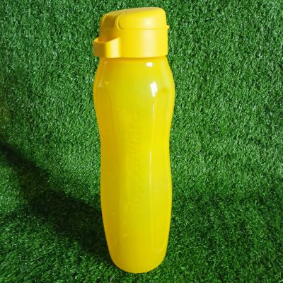 Tupperware eco slim bottle 1ลิตร สีเหลือง