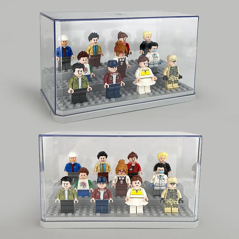 Kids Building Blocks Storage Box Plastic Lego-Compatible Storage