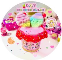 DIY cookie slime สไลม์ สลาม คุกกี้ ของเล่น น่ารัก