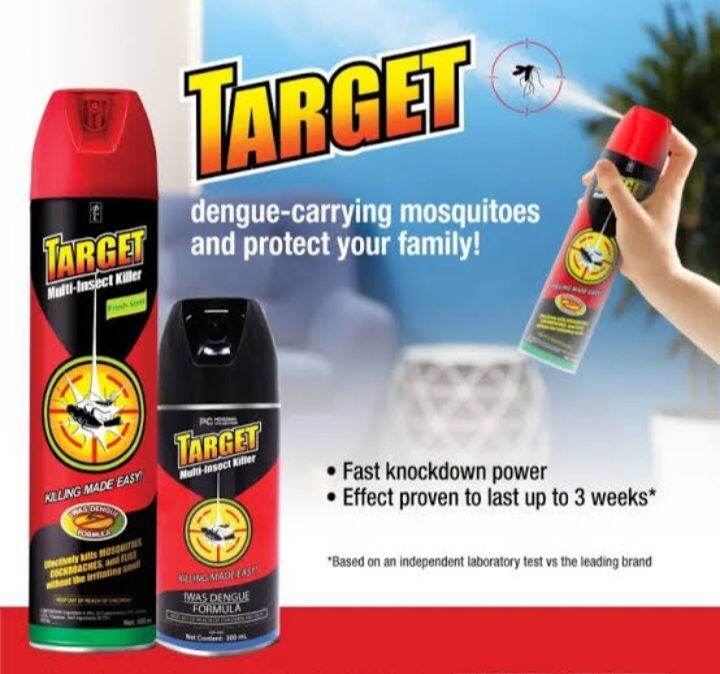 Target Multi insect mosquito dengue cockroach fly killer Fresh Scent ...