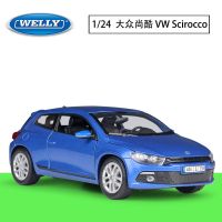 1:24 VW Scirocco  สีน้ำเงิน [Welly]