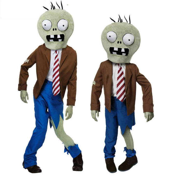 Halloween Cos Costumes Adult and Children Plants Vs Zombies Feet Zombie ...