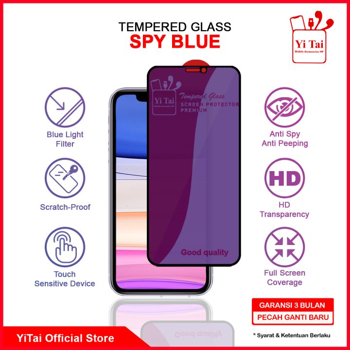 Yitai Tempered Glass Spy Blue Xioami Poco F5 Yitai Indonesia Lazada Indonesia 5083