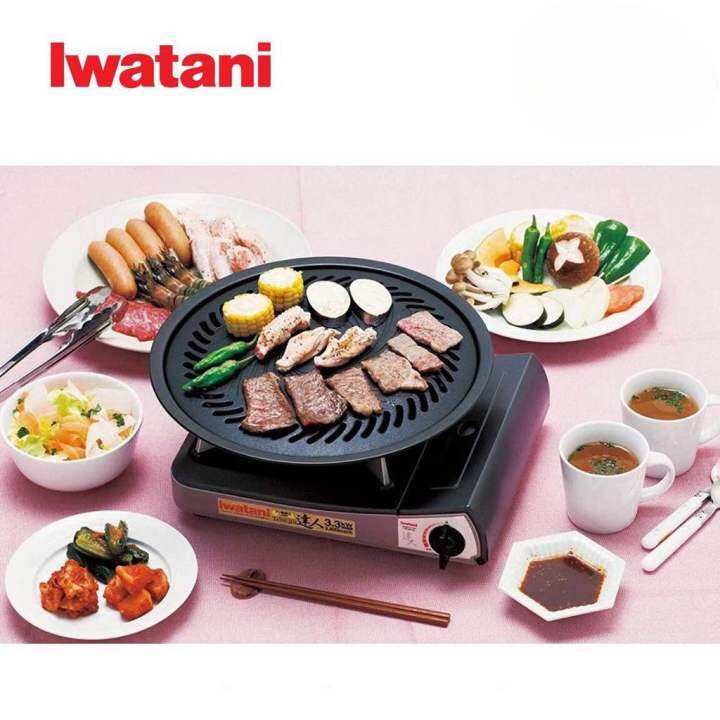 กระทะปิ้งย่างยี่ห้ออิวาตานิ-iwatani-yakiniku-plate-s-l