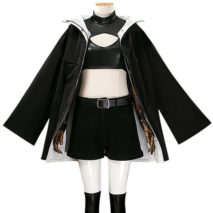 HOLOUN Call of The Night Anime Cosplay Costume Nazuna Nanakusa Ma cà rồng Áo khoác đen Áo choàng Vest Tóc giả Màu hồng nhạt Bím tóc Halloween đồ cosplay HOLOUN Call of The Night Anime Cosplay Costume Nazuna Nanakusa Ma cà rồng Áo khoác đen Áo choàng Vest Tóc giả Màu hồng nhạt Bím tóc Halloween đồ cosplay